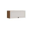Ver imagem 2 de Armário Basculante de 70cm 100% MDF Americano Branco/Cinamomo