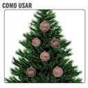 Ver imagem 7 de Bola de Natal Rose Rena Mista 10cm - 6 Unidades