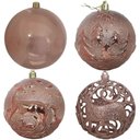 Ver imagem 1 de Bola de Natal Rose Rena Mista 10cm - 6 Unidades