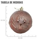 Ver mais imagens de Bola de Natal Rose Rena Mista 10cm - 6 Unidades