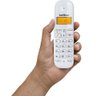 TELEFONE SEM FIO INTELBRAS BRANCO C/ DISPLAY LUMINOSO E BLOQUEADOR - 4