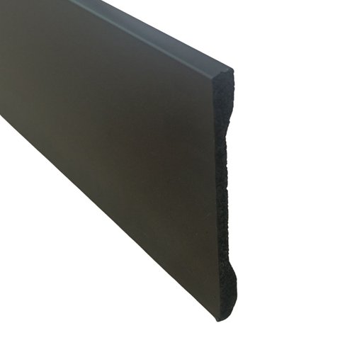 Rodapé 15cm Poliestireno Lev151 Preto Santa Luzia 2,4 Metros