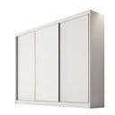 Ver imagem 1 de Guarda Roupa Casal 3 Portas 6 Gavetas - Sollo-Branco - Móveis Novo Horizonte