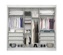 Ver imagem 5 de Guarda Roupa Casal 3 Portas 6 Gavetas - Sollo-Branco - Móveis Novo Horizonte