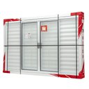 Ver imagem 7 de Janela de Aço Veneziana Central 100x200cm 6 Folhas com Grade Quadriculada e Vidro Liso Qualitysol Ra