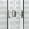 Janela de Aço Veneziana Central 100x200cm 6 Folhas com Grade Quadriculada e Vidro Liso Qualitysol Ra - 5