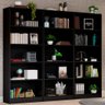 Estante para Livros Dublin 12 Prateleiras Black - Pnr Móveis - 1