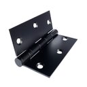 Ver imagem 1 de Dobradiça inox 3,5x3 preto fosco cia do puxador
