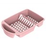 Escorredor de Louças para Pratos Copos Talheres - Rosa - 1