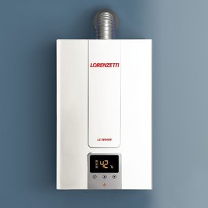 Aquecedor a Gás Digital 15 Lts Lz 1600 de Glp Branco
