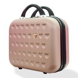 Kit Mala de Bordo Mais Frasqueira Rígida - Gladiador C1 Cor: Rosé - 3