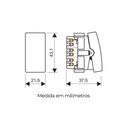 Ver imagem 2 de Módulo Interruptor Intermediário Fame Habitat Black 16A Preto
