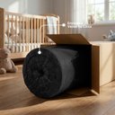 Ver imagem 4 de Cama Montessoriana Infantil Noah 100% Espuma com Colchão Bouclê Preto - Abmaza