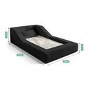 Ver imagem 2 de Cama Montessoriana Infantil Noah 100% Espuma com Colchão Bouclê Preto - Abmaza