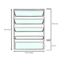 Ver imagem 4 de Vitro Basculante de Alumínio Branco 100x100