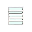 Ver imagem 2 de Vitro Basculante de Alumínio Branco 100x100
