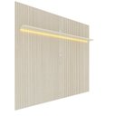 Ver imagem 2 de Painel Ripado para TV até 90 Polegadas com LED 100% MDF 224cmx250cm Impressão Ripada Requinte