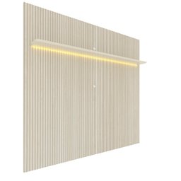 Painel para TV até 90 Polegadas Impressão Ripada com LED 220cm 100% MDF Requinte - 10