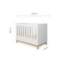 Ver imagem 4 de Conjunto de Quarto para Bebê 1 Berço 1 Cômoda 1 Guarda Roupa Aquarela Incabrás