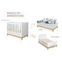 Ver imagem 5 de Conjunto de Quarto para Bebê 1 Berço 1 Cômoda 1 Guarda Roupa Aquarela Incabrás