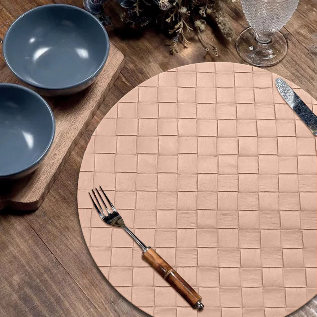 Ver imagem 2 de 8 Jogo Americano Botte Alto Padrão Impermeável Redondo Re