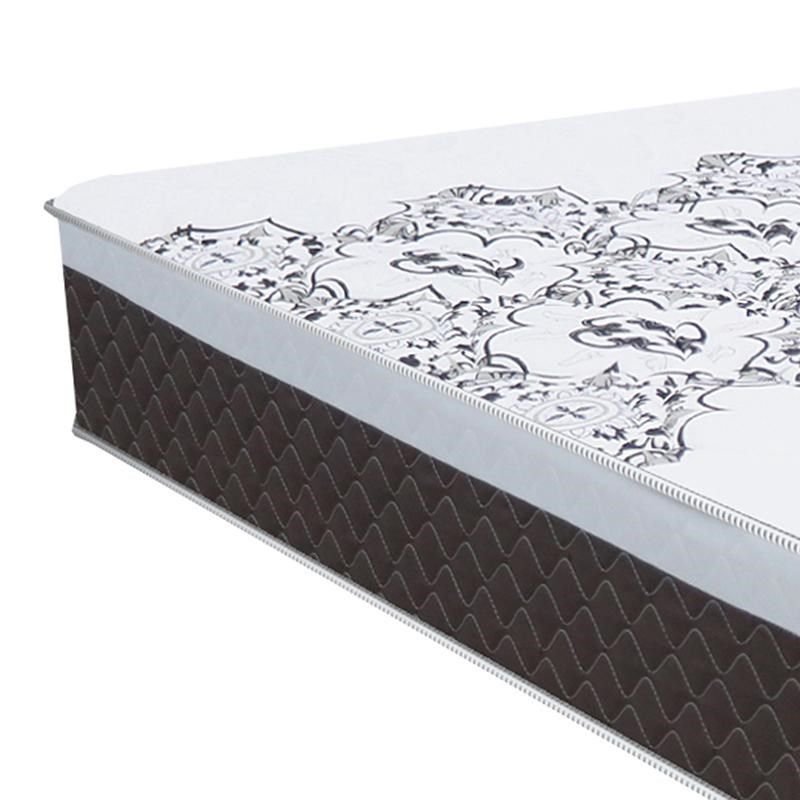 Conjunto Box Casal New York Nw Molas Ensacadas 138x188 Marrom