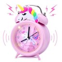 Ver imagem 2 de Despertador Infantil Unicórnio Rosa