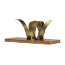 Ver imagem 2 de Escultura em Madeira e Metal Dourado - Mart