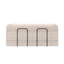 Ver imagem 4 de Sofá 2 Lugares Estofado D-plus 160 Cm Monaco - Linho Bege