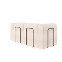 Ver imagem 7 de Sofá 2 Lugares Estofado D-plus 160 Cm Monaco - Linho Bege