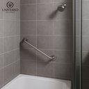 Ver imagem 7 de Kit 2 Barra Alca Apoio 30cm Inox Escovado Auxilio para Idoso ou Pcd