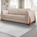 Ver imagem 2 de Sofá New 2 Lugares Linho Areia 1.60m para Sala Bz Home Decor