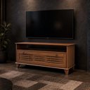 Ver imagem 6 de Rack Aton S05 para TV 55" 120cm Madeira Maciça Amadeirado Lyam Decor