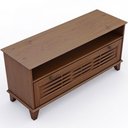 Ver imagem 3 de Rack Aton S05 para TV 55" 120cm Madeira Maciça Amadeirado Lyam Decor