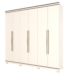 Guarda Roupa Casal 6 Portas 5 Gavetas Titano  - 4