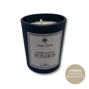 Vela Aromática Viva Leve (3 opções de essências) - 50g - Sonhos