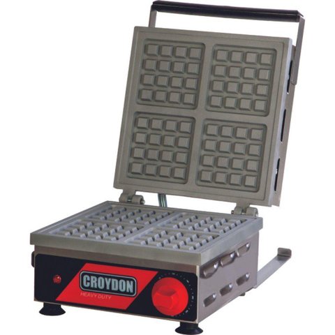 Wafleira Quadrada Simples Mwqs Croydon Máquina de Waffle Mwqs 220v