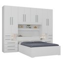 Ver imagem 1 de Dormitório de Casal sem Cama 1223s Branco