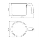 Ver imagem 5 de Fervedor Loreto Alumínio Revestimento Antiaderente Starflon Cabo de Baquelite 12 Cm 1,0 L