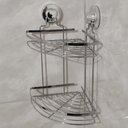 Ver imagem 7 de Suporte Porta Shampoo com Ventosa de Canto Aço Cromado Banheiro Faciliti Schmitt