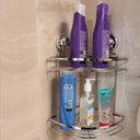 Ver imagem 6 de Suporte Porta Shampoo com Ventosa de Canto Aço Cromado Banheiro Faciliti Schmitt