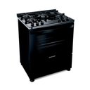 Ver imagem 2 de Fogão de Piso Brastemp 5 Bocas com Mesa de Vidro e Turbo Chama Preto Bfs5vce – Bivolt