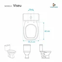 Ver imagem 3 de Assento Sanitário em MDF Viseu Branco para bacia Luzarte