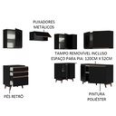 Ver imagem 5 de Armário de Cozinha Completa de Canto 392cm Preto Reims Madesa 01