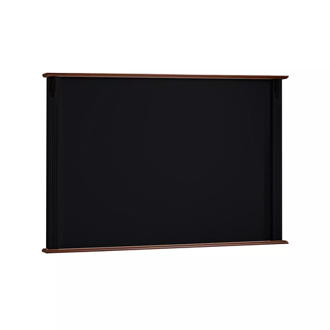 Painel de Tv para Sala 120cm Clássico 50506 Linz Móveis - Preto/imbuia Glazer
