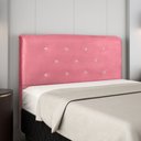 Ver imagem 1 de Painel de Cabeceira Sofie 140cm Casal Rosa - Bela Móveis