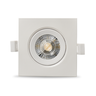 Spot de Luz Quadrado Inteligente Embutir Led Lampada Branco - 1