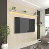 Painel para TV até 75 Polegadas Impressão Ripada com LED Requinte Gelius Móveis - 1