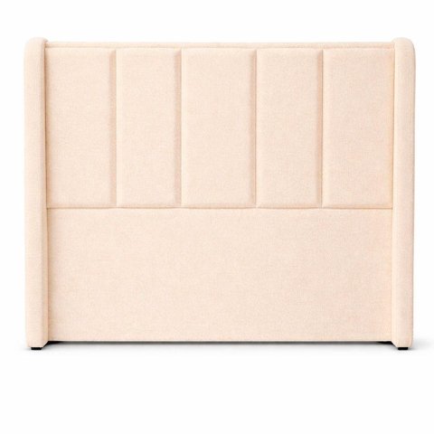 Cabeceira Casal 140cm Estofada Dyana no Box Madeira Maciça Suede