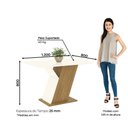 Ver imagem 3 de Conjunto Sala de Jantar Layla Diamond 4 Lugares Tampo MDF Cadeiras Suede Caramelo 120cm Casa 812